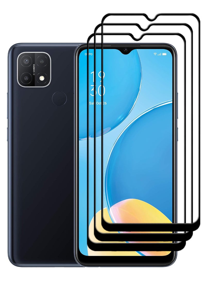 ACLIX 3 Pieces Antistatic ESD Dustproof Premium Quality High Definition Tempered Glass Screen Protector Designed For Oppo A15 - Image 1