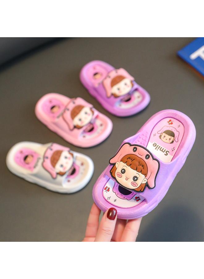 SHAKA Cartoon Little Girl Children Slippers Summer Girls Cute Soft Bottom Slippers Baby Slippers Baby Slippers - Image 4