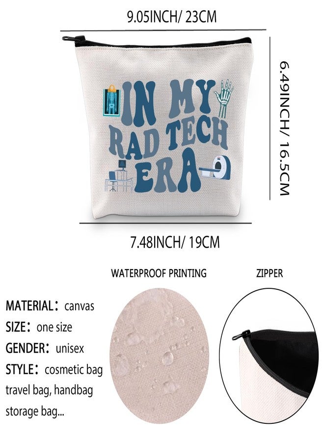 XYANFA Rad Tech Makeup Bag Rad Tech Gift Xray Tech Gift Radiology Tech Week Gifts Radiologic Technologist Cosmetic Bag In My Rad Tech Era - Image 3