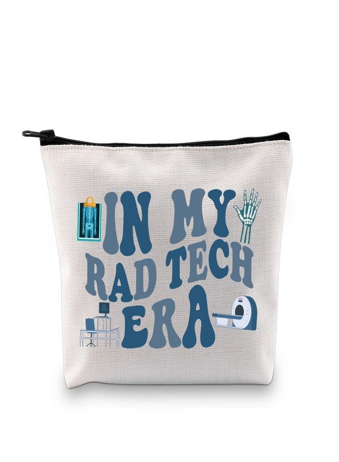 XYANFA Rad Tech Makeup Bag Rad Tech Gift Xray Tech Gift Radiology Tech Week Gifts Radiologic Technologist Cosmetic Bag In My Rad Tech Era - Image 1