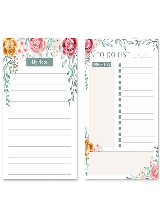 Windup Magnetic to Do List Notes List Combo (15cm X 21cm) – Reusable Dry-Erase - Free Magnetic Marker Pen A5 -Set D - Image 2