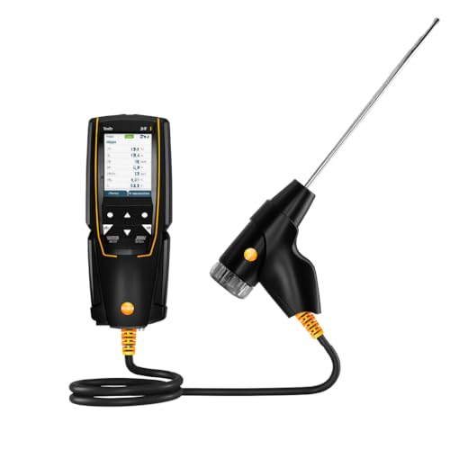 testo 310 II Combustion Analyzer HVAC Combustion Leak Tester for Temperature Flue Gas Pressure Natural Gas Leak Detector with Smart App and Probe - Image 1