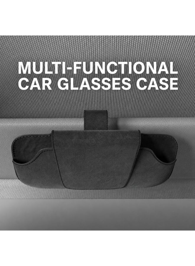Car Sunglasses Holder Clip for Sun Visor Glasses Storage Organizer Auto Interior Accessory - Image 2