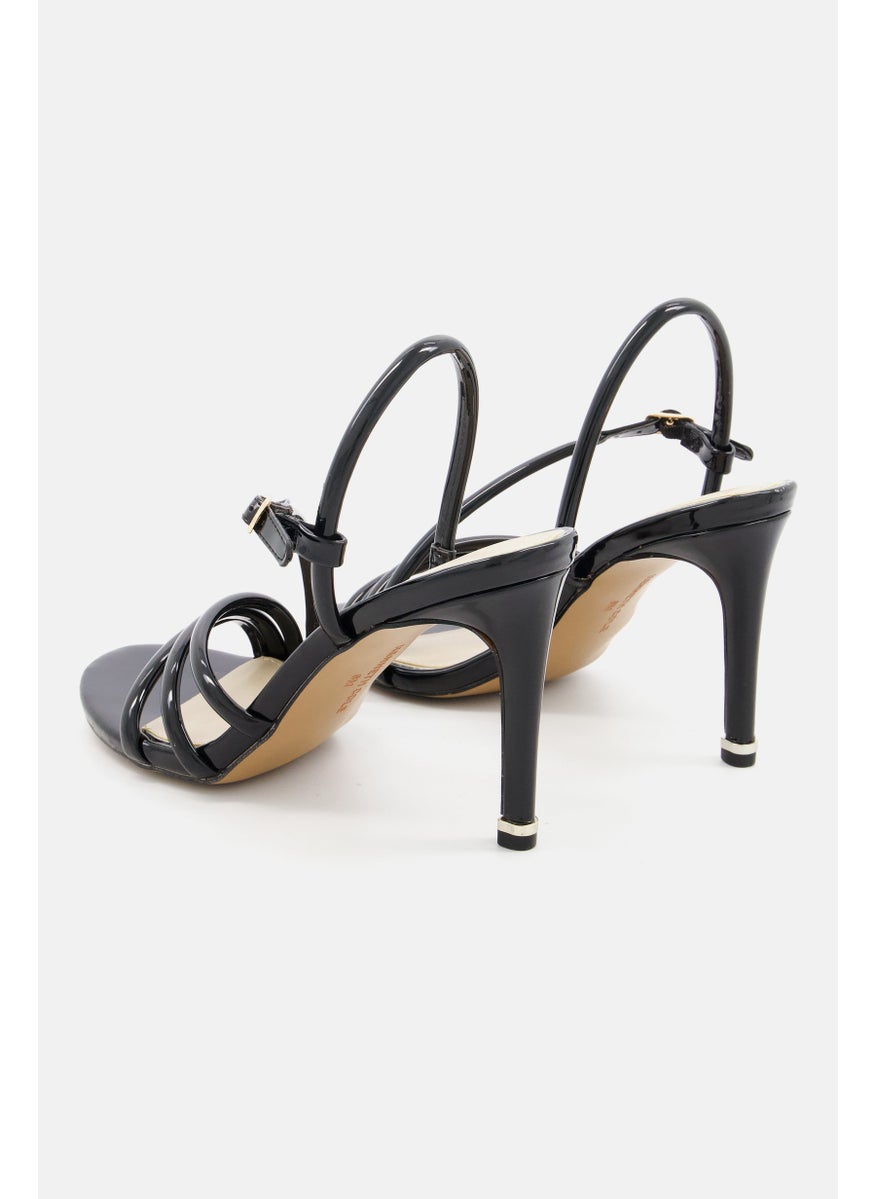 Kenneth Cole Women Slip On Open Toe Sandal, Black  - Image 2
