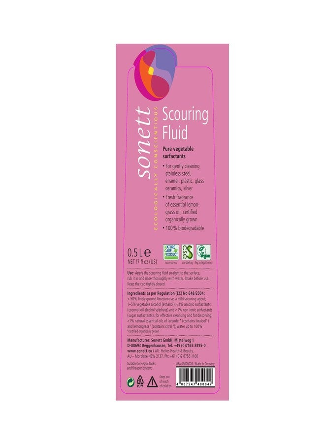 Sonett Organic Biodegradable Scouring Liquid (Scouring Liquid, 1 Count) Certified Organically Grown - Image 4