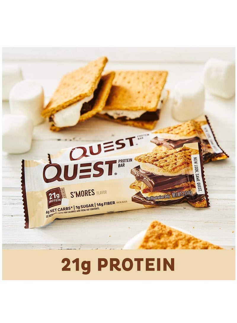 Quest Nutrition 12-Piece Protein Bars Chocolate Smores - Image 4