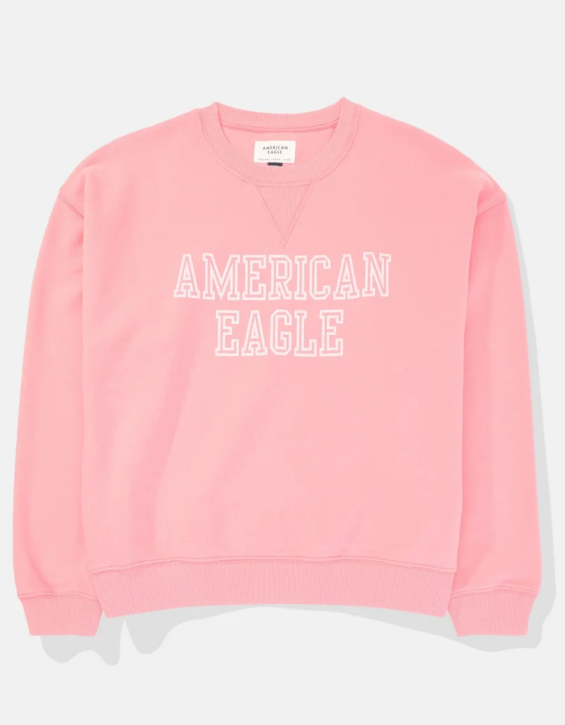 امريكان ايجل Graphic Crew Neck Sweatshirt