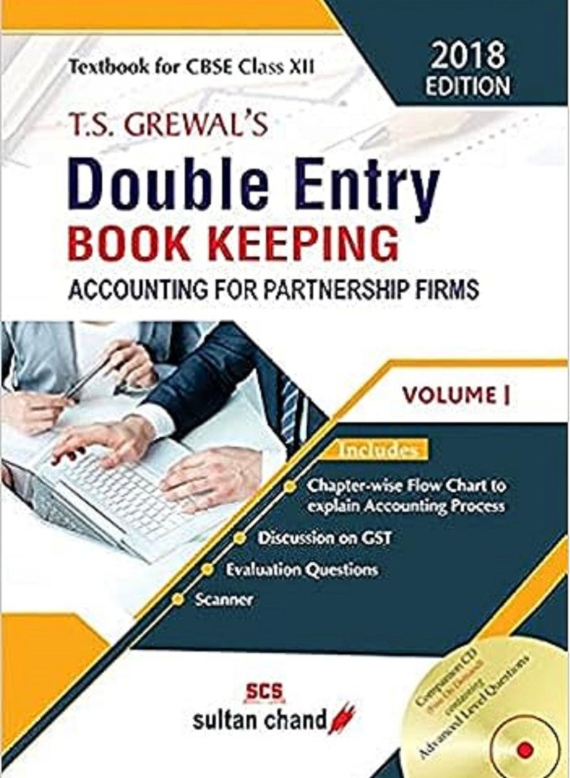 T.S. Grewal's Double Entry Book Keeping: Accounting for Not-for-Profits Organizations and Partnership Firms - Vol. 1 (Textbook for CBSE Class 12)