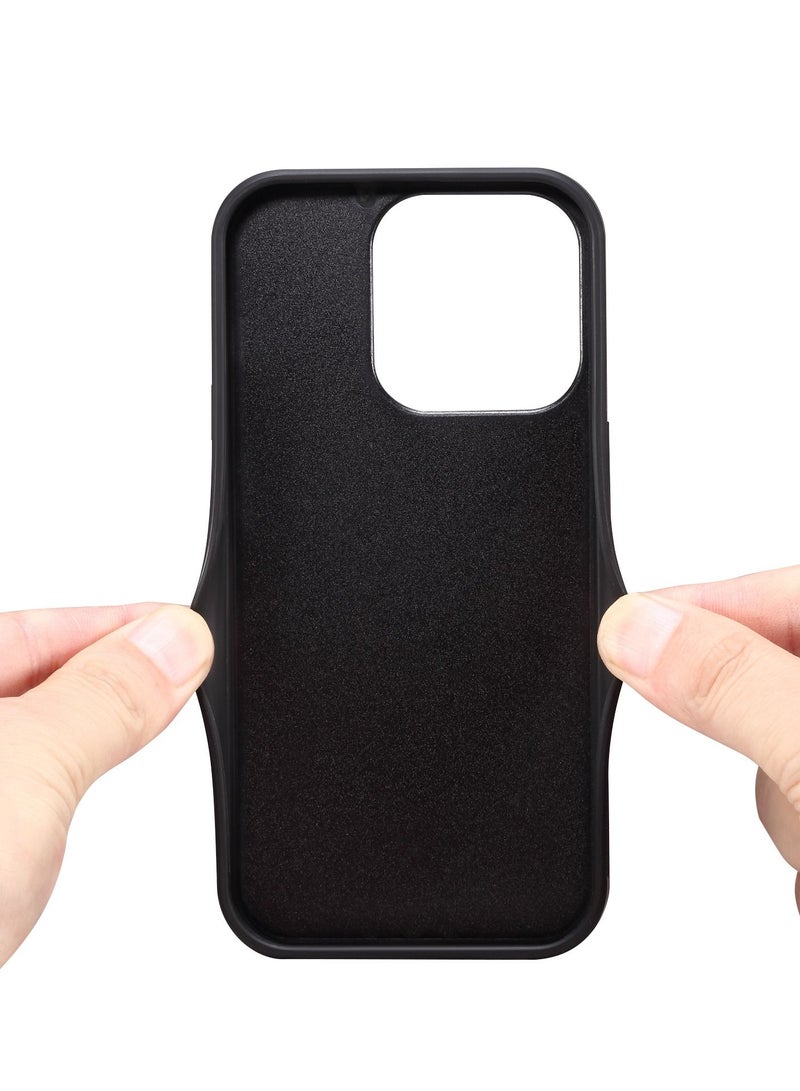 Suteni Leather Protective Back Cover Case Phone Case for iPhone - Image 2