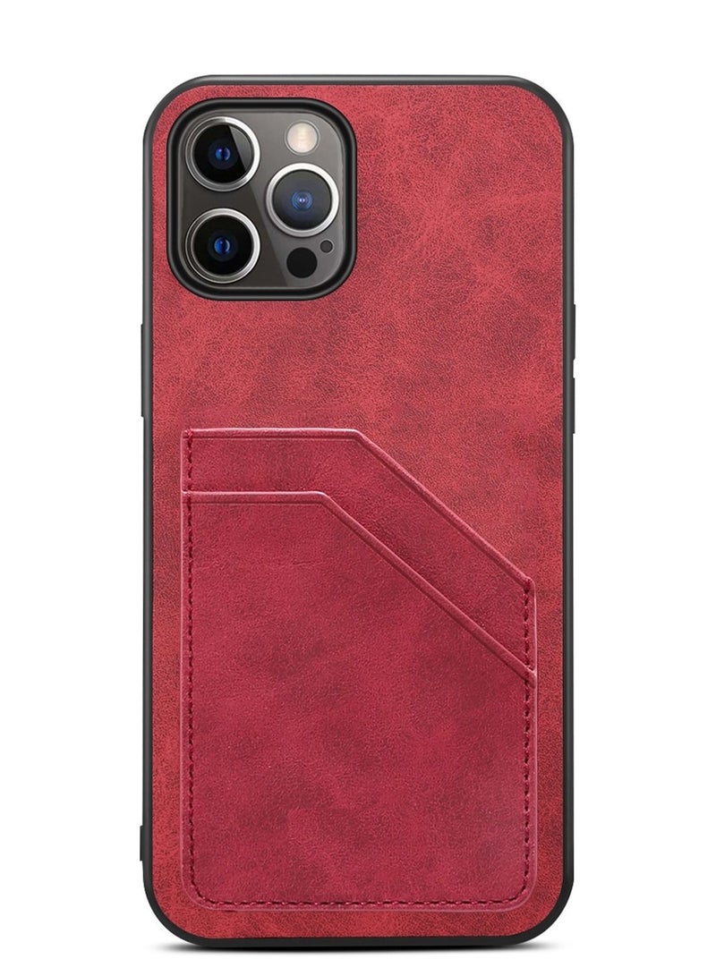 Suteni Leather Protective Back Cover Case Phone Case for iPhone - Image 1