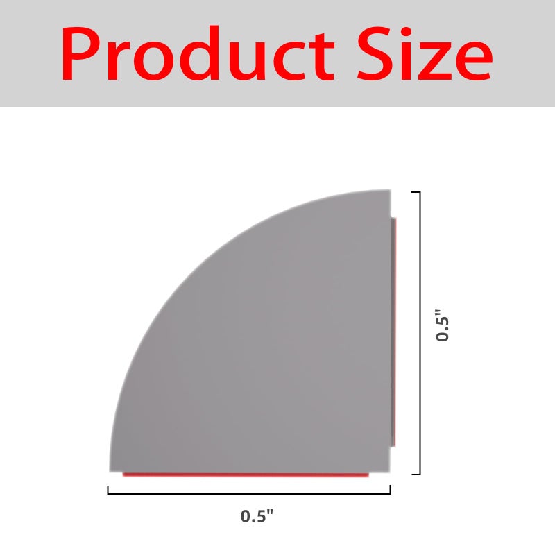 Risunpet Flexible Quarter Round Molding, Mini Peel and Stick Rubber Trim Moulding(78Inch) - Image 2
