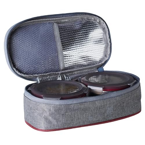 Celltone Microwavable 304 Stainless Steel Food Container with Carry Bag Leak-Proof, Fridge-to-Oven, Microwave Safe, Portable Lunch Boxes for Office, School & College (Set of 2 (400 ml x 2) - Image 3
