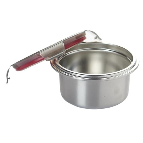 Celltone Microwavable 304 Stainless Steel Food Container with Carry Bag Leak-Proof, Fridge-to-Oven, Microwave Safe, Portable Lunch Boxes for Office, School & College (Set of 2 (400 ml x 2) - Image 5