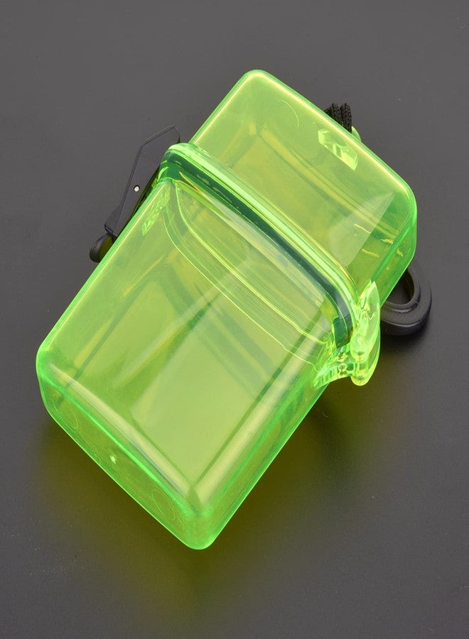 Tbest Diving Dry Boxes,Floating Dry Box,Boat Dry Bags, Phone Pouch,Plastic Transparent Underwater Kayak Sealing Box with Rope Hook for Surfing Canoe Kayak(Transparent Yellow) - Image 4