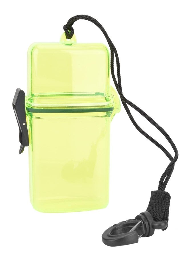 Tbest Diving Dry Boxes,Floating Dry Box,Boat Dry Bags, Phone Pouch,Plastic Transparent Underwater Kayak Sealing Box with Rope Hook for Surfing Canoe Kayak(Transparent Yellow) - Image 2