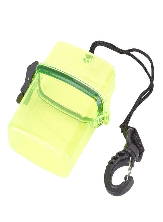Tbest Diving Dry Boxes,Floating Dry Box,Boat Dry Bags, Phone Pouch,Plastic Transparent Underwater Kayak Sealing Box with Rope Hook for Surfing Canoe Kayak(Transparent Yellow) - Image 3