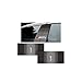 HZEL Carbon Fiber Car Window Pillar Stickers 2PCS Waterproof Vehicle Door B Pillar Post Scratch Cover Trim Decals Auto Exterior Protection Film Accessories Universal Fit BlackWhite - Image 2
