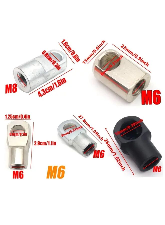 Strut Connector 2pcs M8 Ball Joint Replacement for Tailgate Engine Cabinet - Image 3