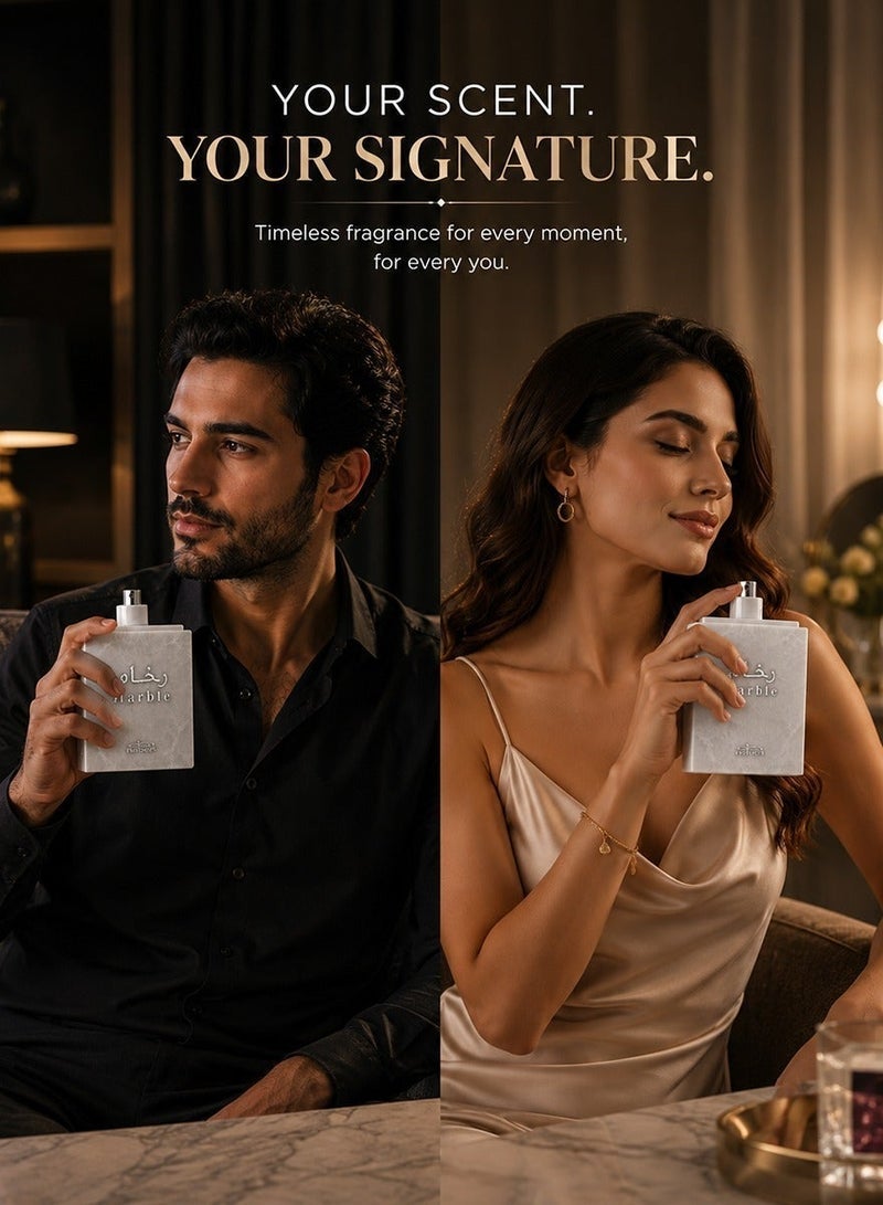 Nabeel Marble Eau De Parfum 80ML Luxury Perfume Spray Long-Lasting Arabian Fragrance of Elegance & Modern Sophistication - Image 3
