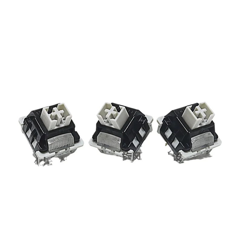 Leobog Gray Wood V4 Mechanical Keyboard Switch, Linear, 5 Pins, Pom, Pre-Lubed, Light Guide, for Aula F75 Custom Kit - Image 3
