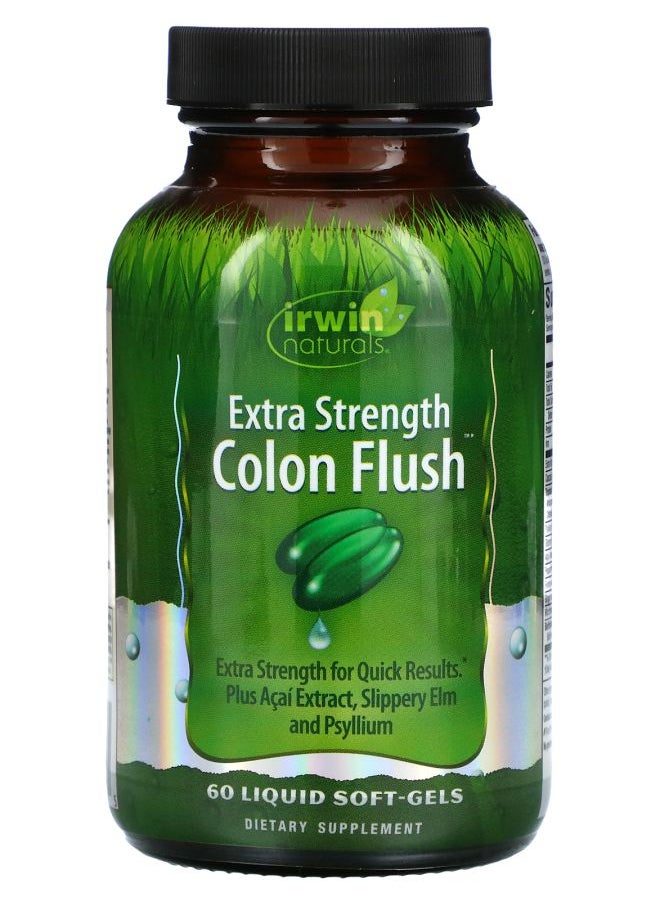 Irwin Naturals Extra Strength Colon Flush 60 Liquid Soft-Gels 
