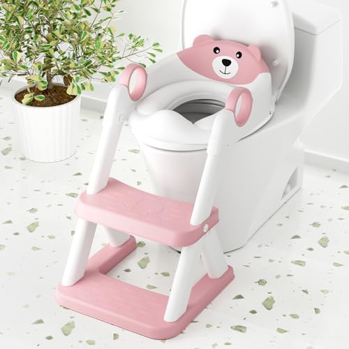 COOSEYA Training Toilet Ladder, Multi-Use, Convenient and Suitable for Most Situations，Girls, Boys - Image 1