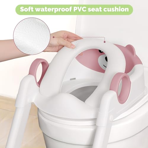 COOSEYA Training Toilet Ladder, Multi-Use, Convenient and Suitable for Most Situations，Girls, Boys - Image 4