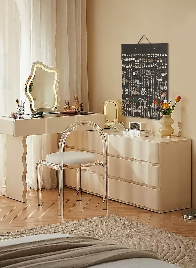 Beirui Wall mounted organizer, Display rack, Jewelry organizer, large capacity storage, can store all kinds of glasses, hats, earrings, necklaces, bracelets, suitable for home, dormitory, store display  - Image 2