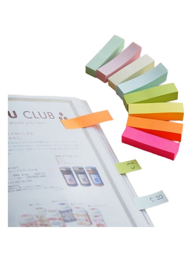 Stickn 4 Packs 400 Sheets 4 Colors Divided Sticky Notes, 76*14Mm Memo Pads, 34017 - Image 2