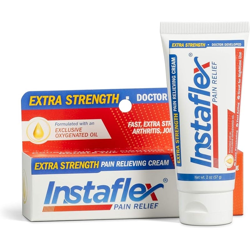 Instaflex Healthy Directions Extra Strength Pain Relief Cream, with 2X The Pain-Fighting Ingredients, Rubs Out Your Toughest Muscle and Joint Pain (2 oz) - Image 1