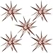Moukiween 60 PCS Rose Gold Star Balloons 12 Point Cone Explosion Star Foil Balloons for Birthday Bridal Shower Wedding Mothers Day Valentines Day Decorations Rose Gold - Image 3