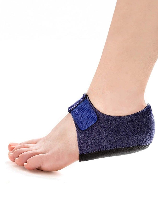 Heel Protectors, Heel Sleeves Pads, Heel Pads Cushion, Heel Support for Relieving Heel Pain from Plantar Fasciitis - Heel Spur -Tendinitis- Cracked Heels - Image 1