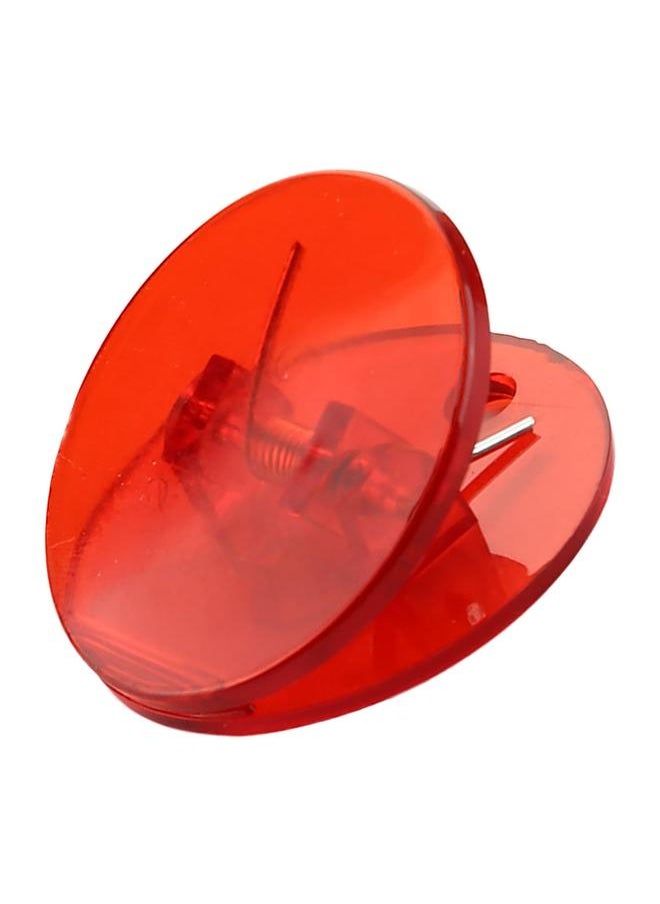 Thoraya Food Freshness Clip Plastic Round Chip Clip Multipurpose Snack Bag Sealing Clamp for Home Kitchen Red  - Image 3