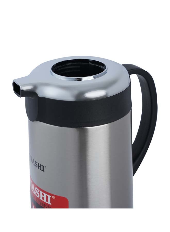SONASHI 2.5L Vacuum Flask for Hot And Cold Beverages High Quality Stainless Steel Body with Double Wall Insulation Unbreakable Flasks with Big Mouth for Daily Use Portable Friendly SVF-2500 Silver/Black - Image 4
