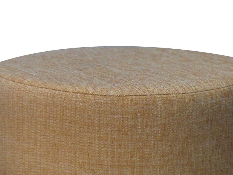 Generic NAMAN Arts Round Pouf Ottoman Hand Knitted Cotton Poufs Foam Cushioned Round Pink Pouffe (Beige) - Image 3