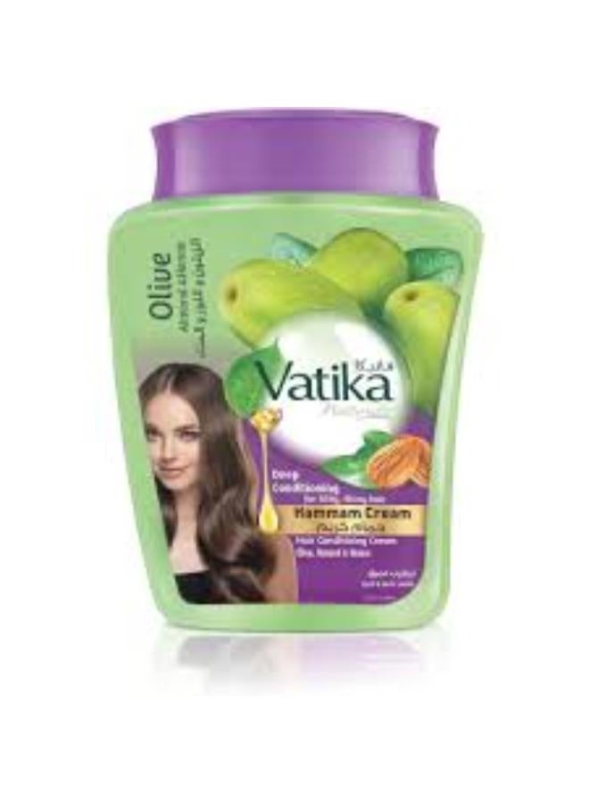 VATIKA OLIVE & ALMOND & HENNA HAIR MASK 500ML