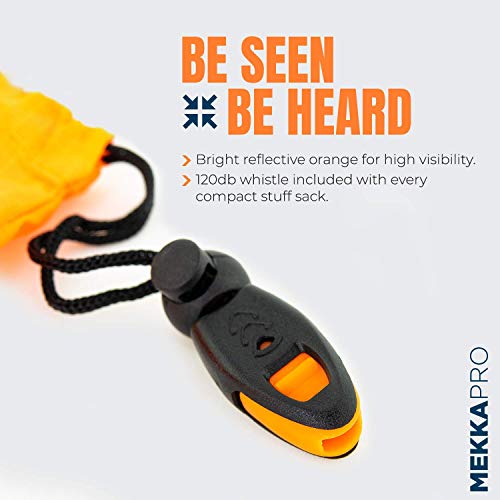 MEKKAPRO SOS Emergency Thermal Bivy Sleeping Bag with Survival Whistle, Survival Bivvy Sack, Mylar Emergency Blanket - Image 3
