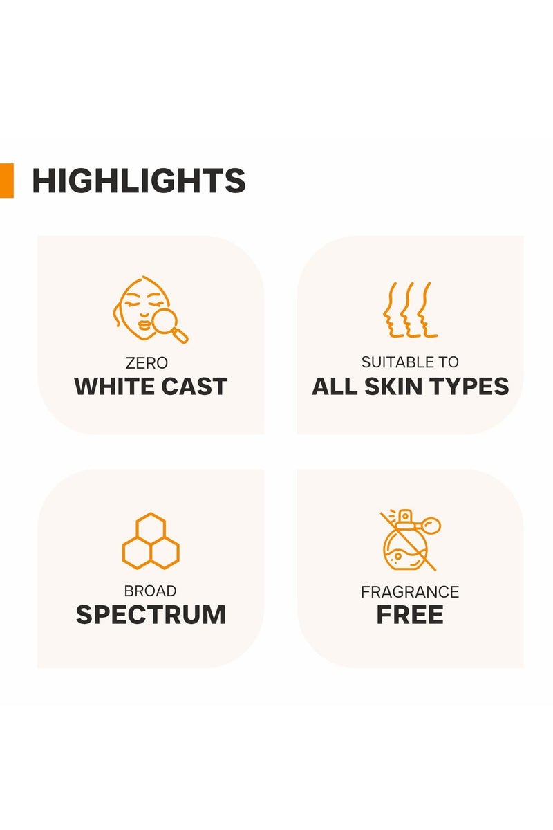 DERMATOUCH Multivitamin Spf 50 Pa+++ Sunscreen Gel For All Skin Types | Uva-Uvb Protection |Zero White Cast | Unisex | 50G - Image 4