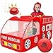 Kiddey Store Kiddey Fire Truck Play Tent for Kids  Firetruck Tents with Sirens and Fireman Sound Button for Girls Boys  Toddlers Gifts  Red Fire Engine Pop Up Playhouse for Toddler  Indoor  Outdoor - Image 4