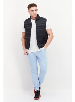 French Connection Men Quilted Full Zip Jacket Vest, Marine Black  - Image 2