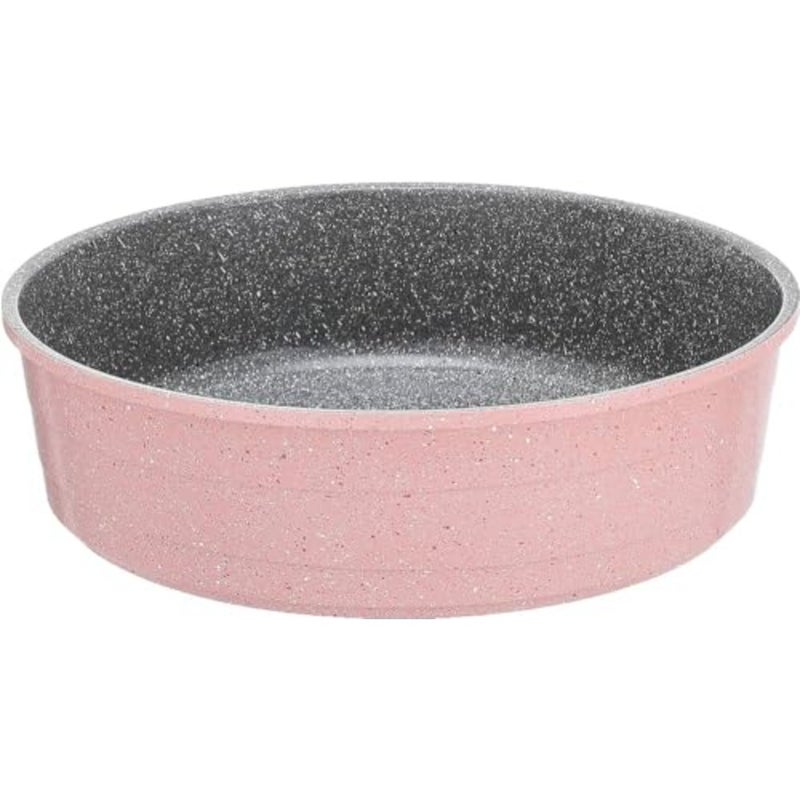 , Midas, Round Ovenware 24cm, Pink Marble - Image 5