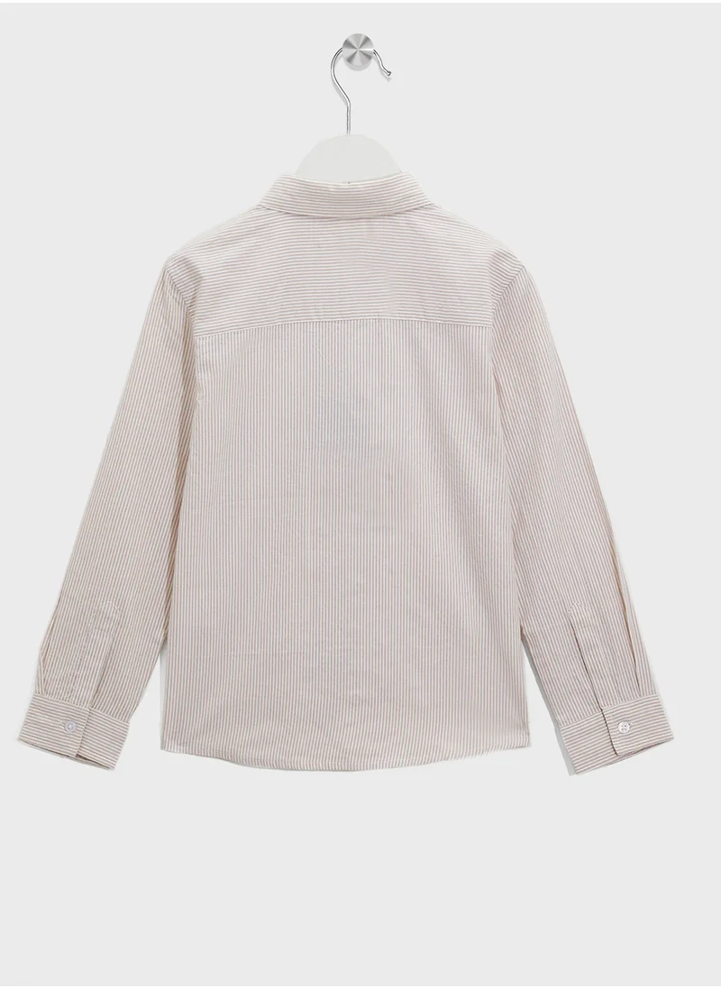 ريبلز مع نمشي Boys Regular Collar Shirts