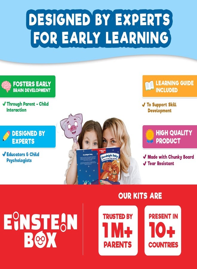 Einstein Box My First Box of Storytelling for Boys & Girls 1,2,3,4,5 Years | Toys & Gifts for 1+ Year Olds | with Story Books & Pretend Play Masks |,colourful theme - Image 5