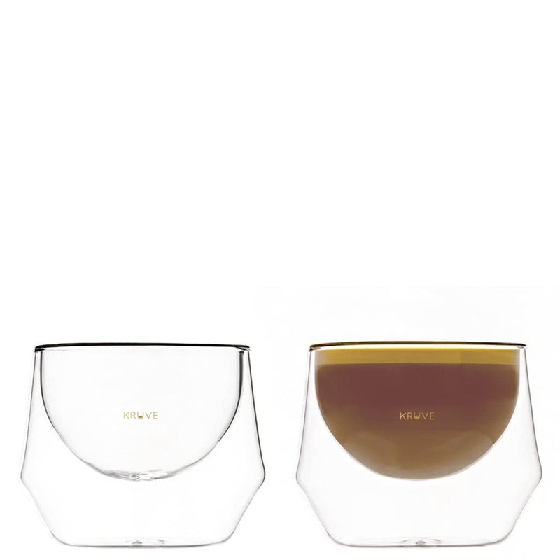 Kruve KRUVE Imagine Cortado Handmade Double-Walled Milk Glasses 150 ml Set of 2  - Image 1