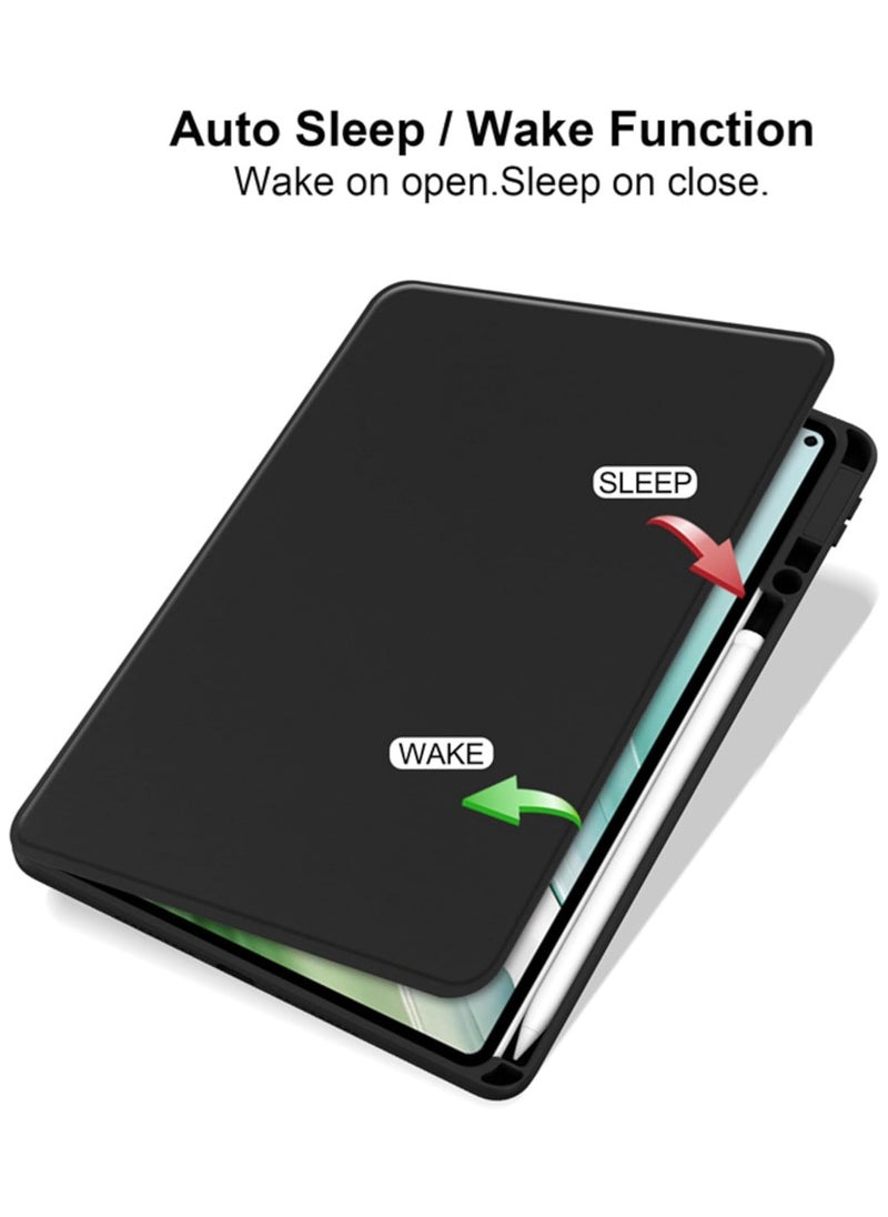 VKL - حافظة حامل متوافقة مع غطاء Huawei MatePad Pro 13.2 بوصة 2024، حافظة صلبة قابلة للطي متعددة الزوايا من البولي كربونات مع حامل قلم وغطاء حامل واقٍ متوافق مع Huawei MatePad Pro 13.2 بوصة 2023 - Image 1