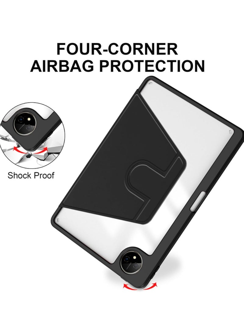 VKL - حافظة حامل متوافقة مع غطاء Huawei MatePad Pro 13.2 بوصة 2024، حافظة صلبة قابلة للطي متعددة الزوايا من البولي كربونات مع حامل قلم وغطاء حامل واقٍ متوافق مع Huawei MatePad Pro 13.2 بوصة 2023 - Image 1