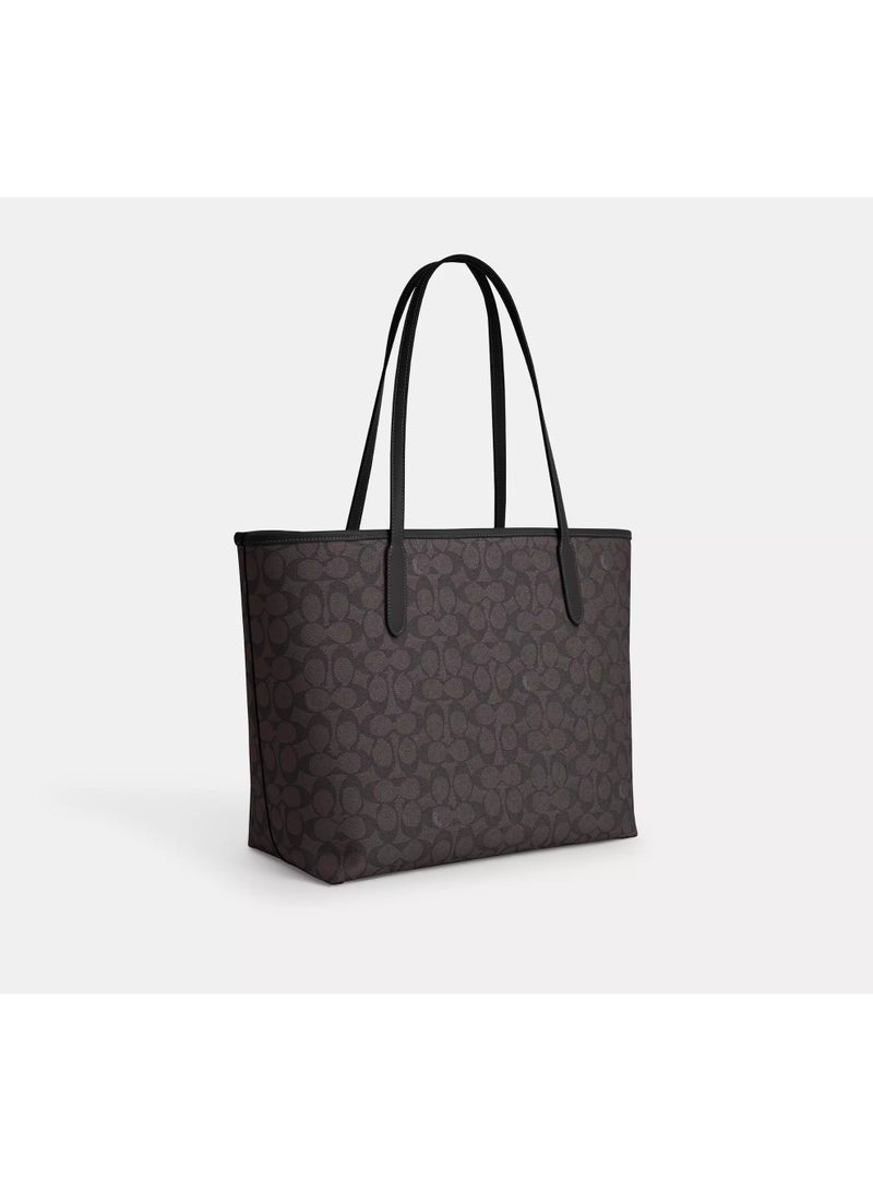 كوتش اوت ليت حقيبة حمل في كيس كتف اليدين للنساء القماش - Image 3