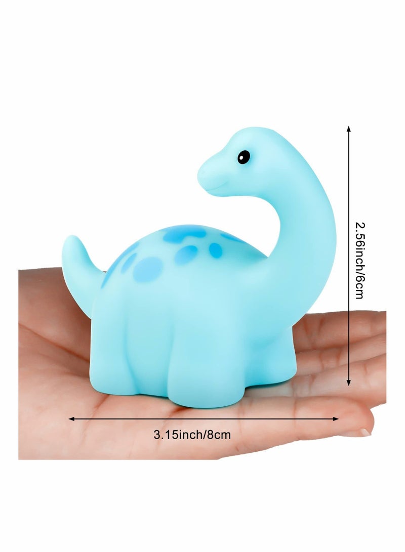 Y&D Dinosaur Bath Toys Light-Up 6 Packs Floating Set for Baby Toddlers Kids in Birthday Shower Pool Boys Girls Children Preschool Bathtub Bathroom - Image 5