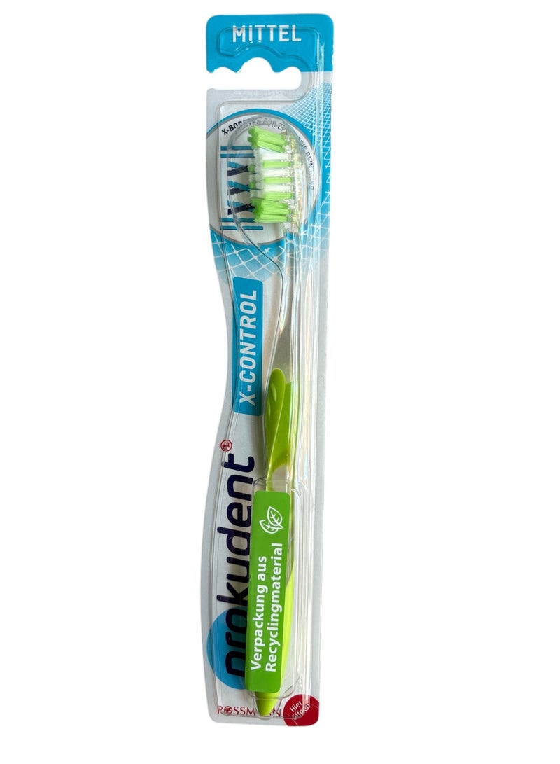 ROSSMANN German Brand, toothbrush X-Control, Quality Premium materials, medium Made in Germany - Image 1
