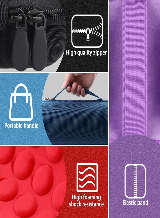 khanka Case for JBL Flip 7/Flip 6 Waterproof Portable Bluetooth Speaker,Case Only(Purple) - Image 4